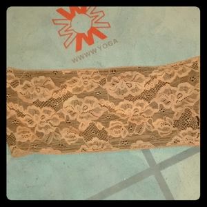Lace Tan/Nude Bandeau